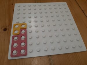 Numicon oblike na plošči